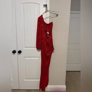 Glamorous Scarlet High Low Dress